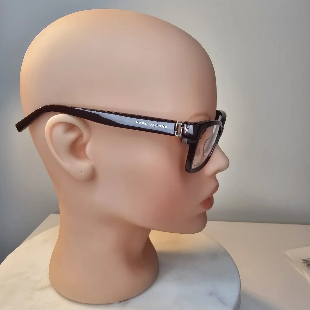Marc Jacobs 55 mm‎ women's violet glitter eyeglasses frames